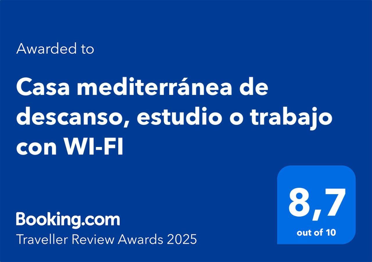 Casa Mediterranea Con Aire, Wi-fi Y Cocina